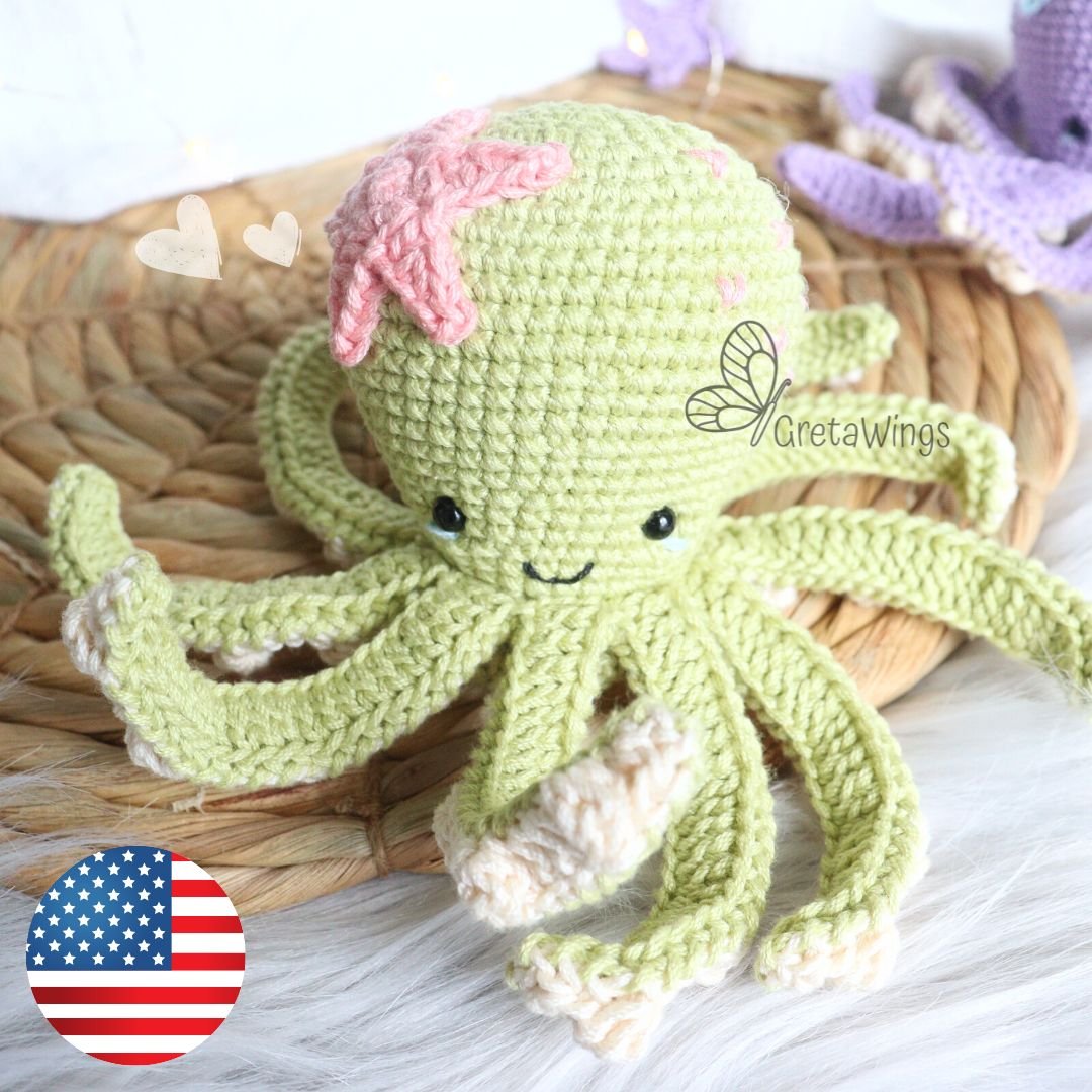 Octopus Amigurumis Pattern (digital download) product image (1)