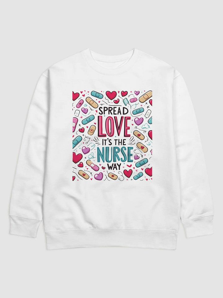 NURSE LOVE BAND-AID CROP Sweatshirt product image (3)