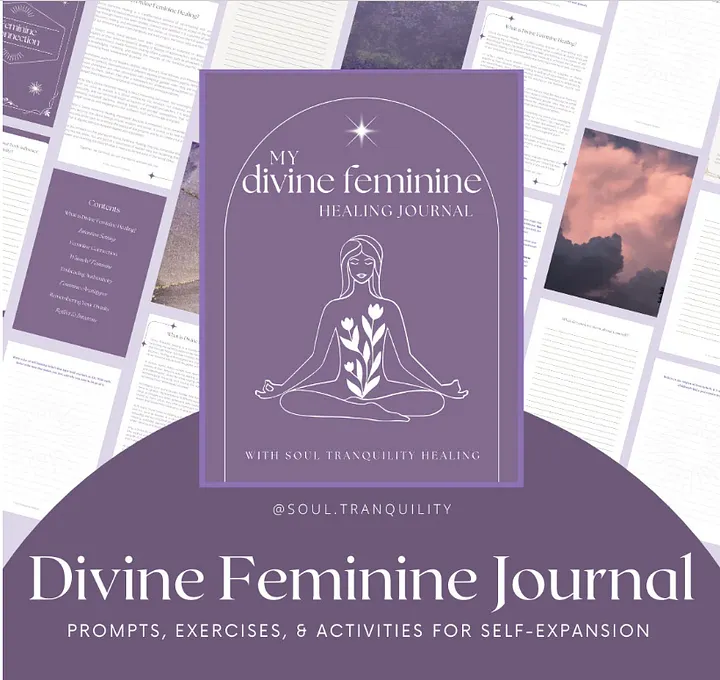 Divine Feminine Ebook Journal product image (1)