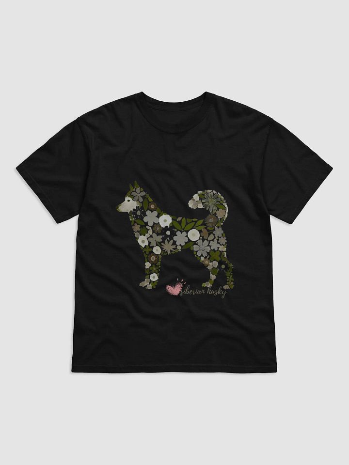 Floral Siberian Husky: Nature-Inspired Canine Art product image (1)
