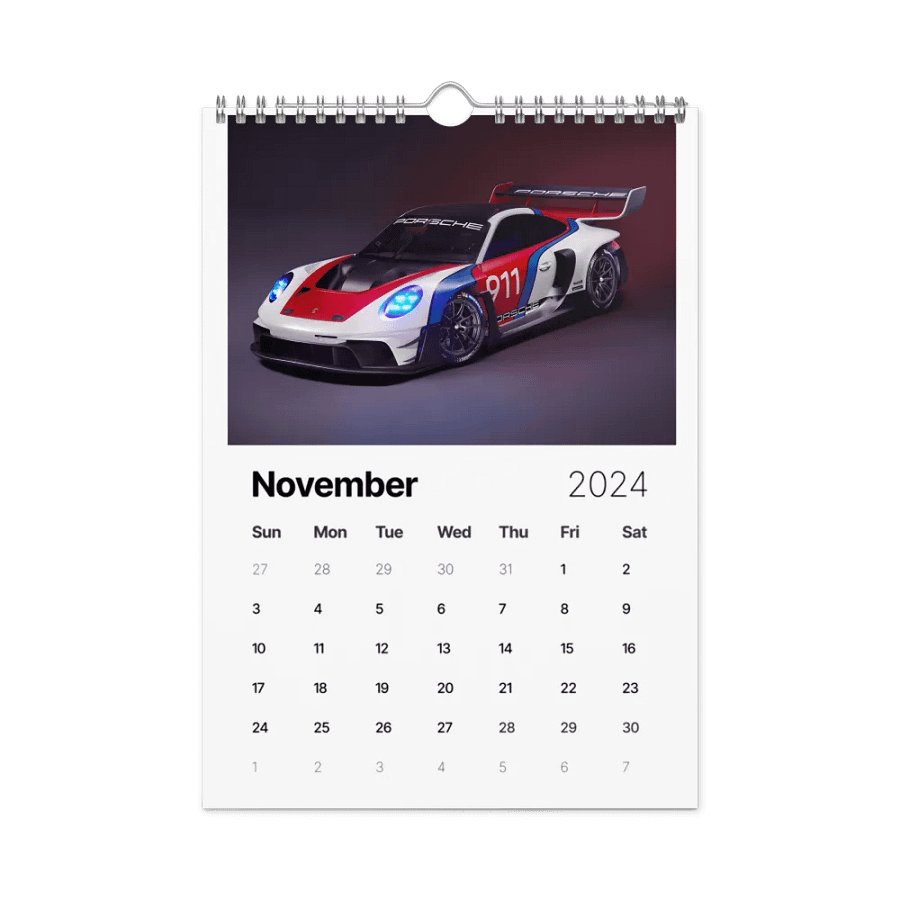 Porsche Rides 2024 Wall Calendar product image (11)