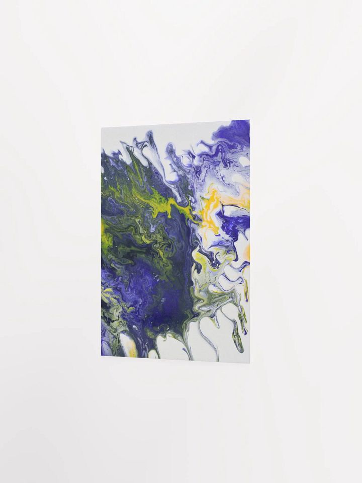Acrylic Pour Printed Matte Poster - #13BY Design product image (2)