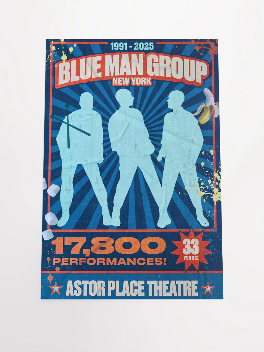 Astor Place Theatre Celebrating 33 Years 1991-2025 12x18 Art Print product image (1)