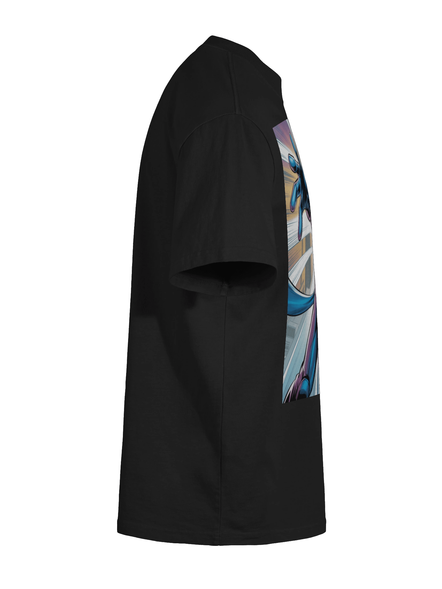 Mister Fantastic Metropolis Stretch Oversized Faded T-Shirt – Elastic Urban Eclipse product image (11)