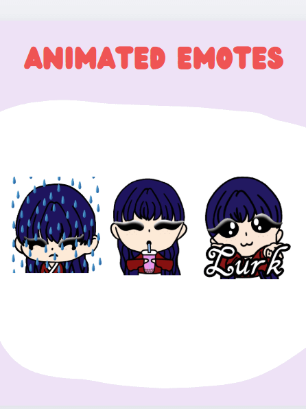 Cute Japanese Girl Style PngTuber Deluxe Pack product image (12)