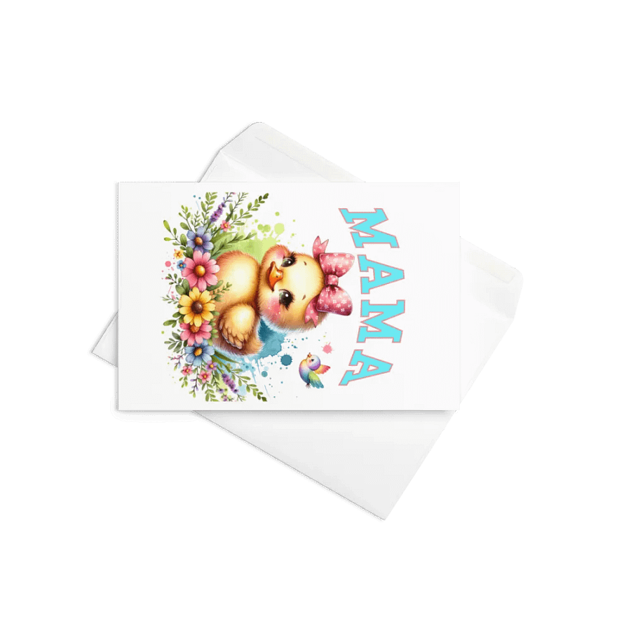 Tranquil Duckling MAMA Greeting Card product image (9)