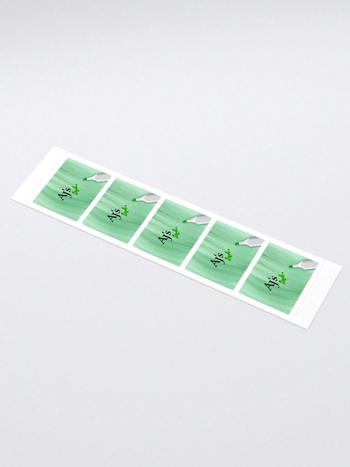 AJ's Ink Kiss Cut Stickers (Set of 5) product image (1)