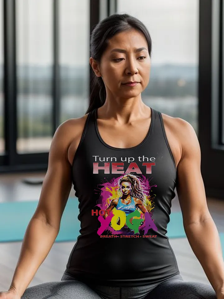 Turn Up The Heat Hot Yoga Fitness Dance Class Instructor Tank Top product image (1)
