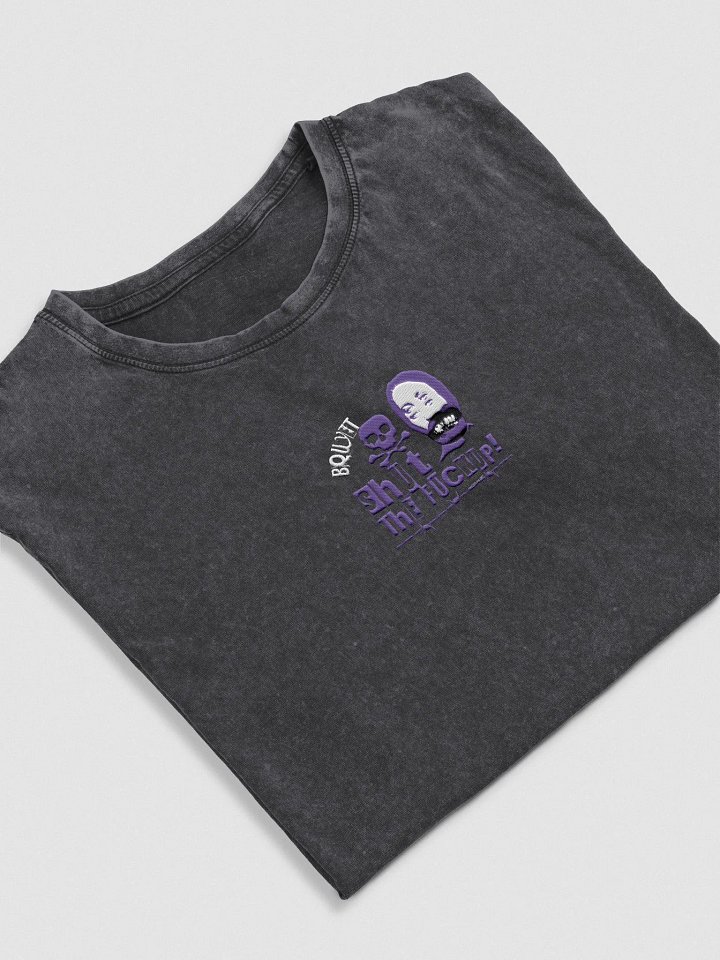 Bquyet STFU Denim Embroidery Tee product image (1)