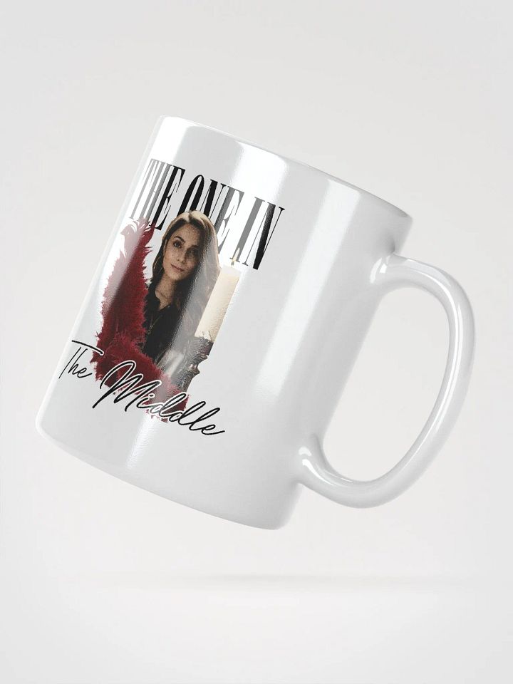 The One In The Middle (White Mug - Black Version) product image (2)