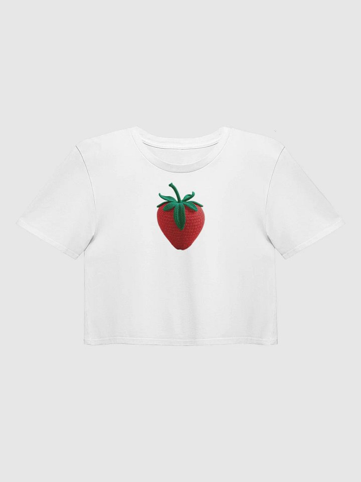 CozyAvocado Women's Premium Strawberry Crop Top #6 product image (1)