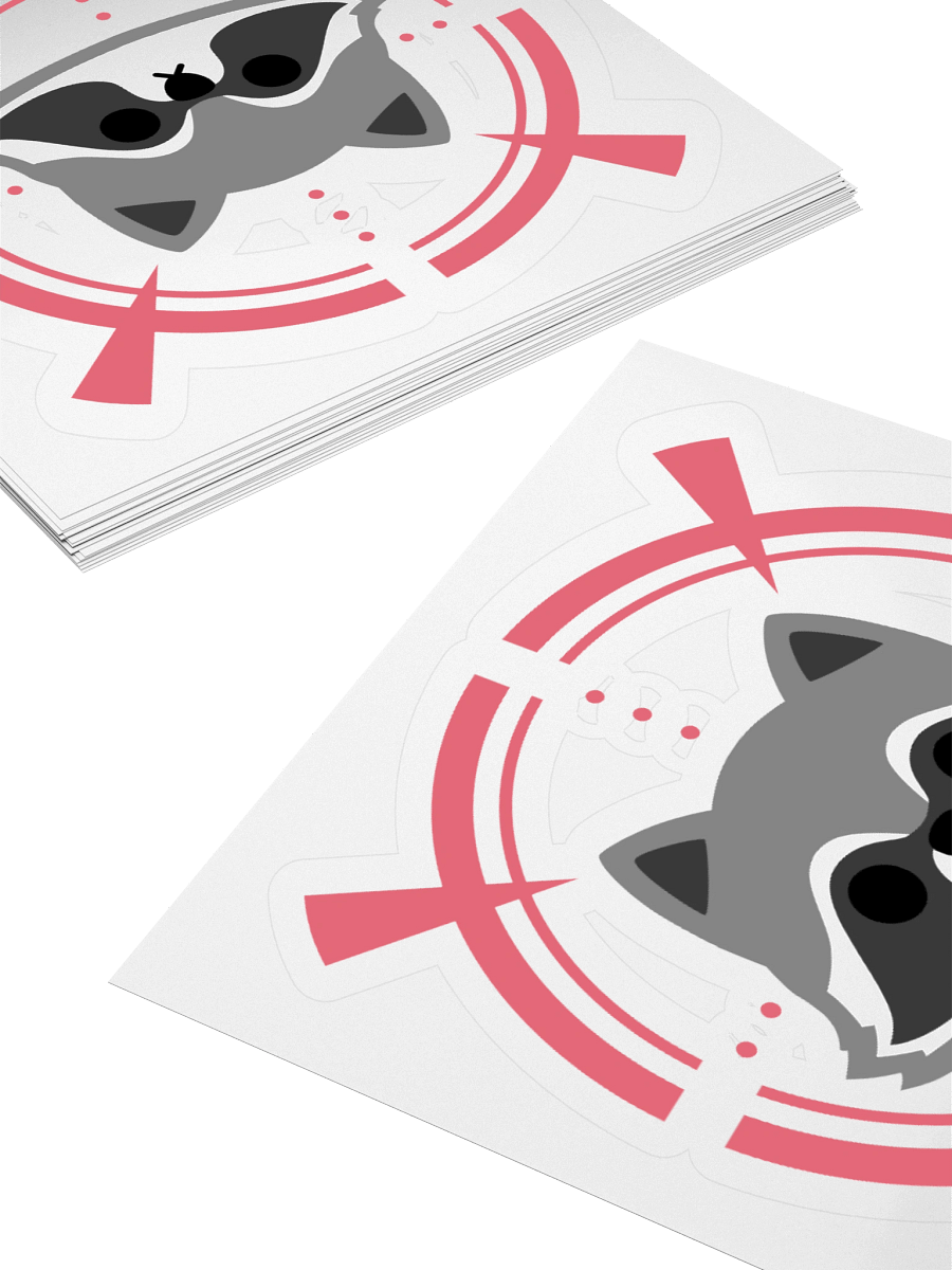 Raccoon Sticker product image (4)