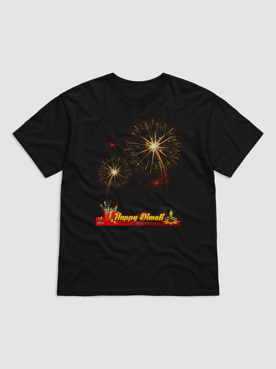 Diwali Special Tshirt Black color product image (1)