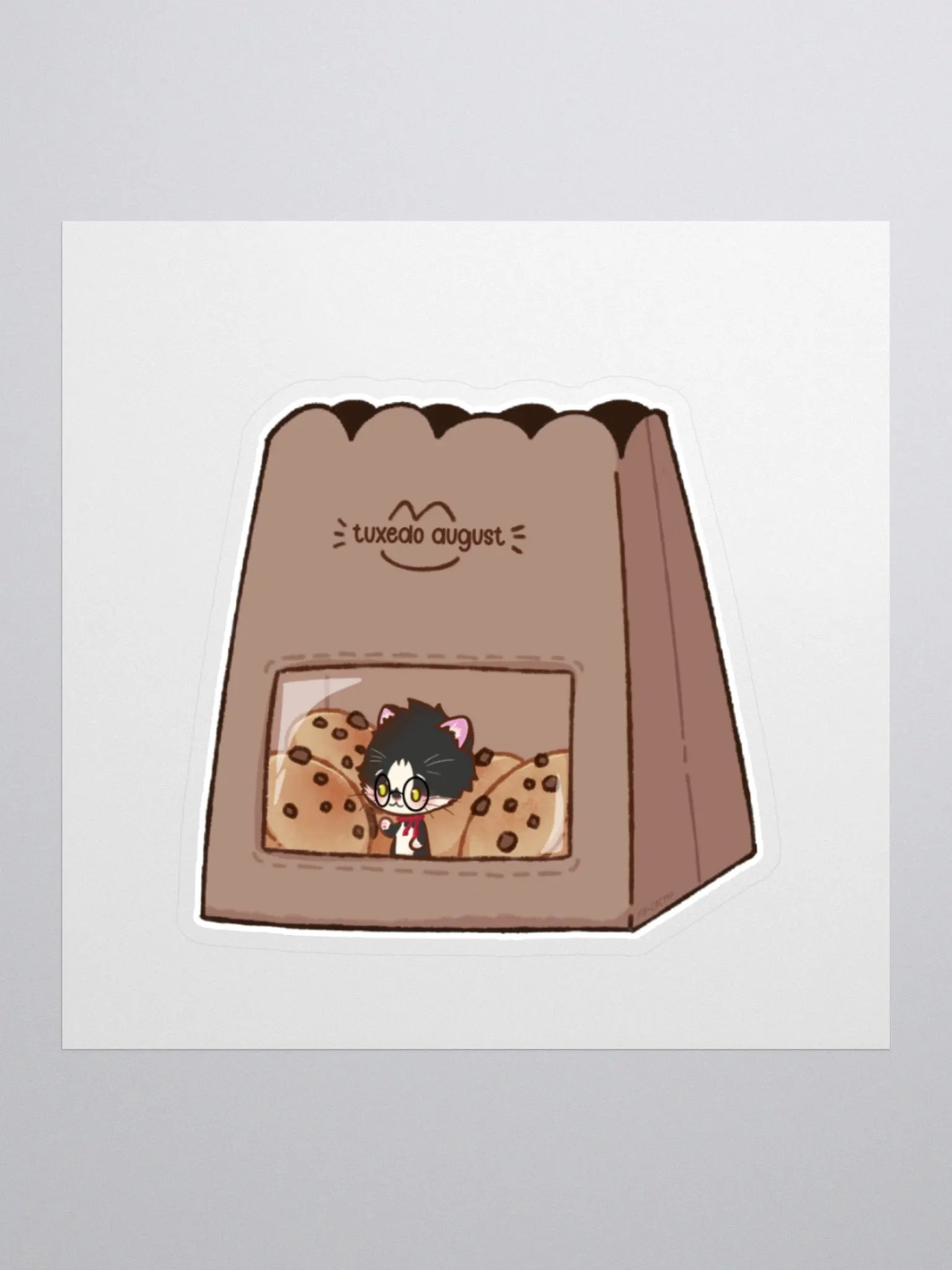 August Cookie Bag Sticker product image (3)