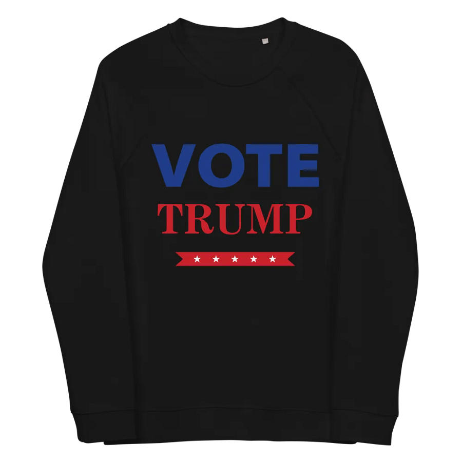 Vote Trump Organic Raglan Sweatshirt product image (6)