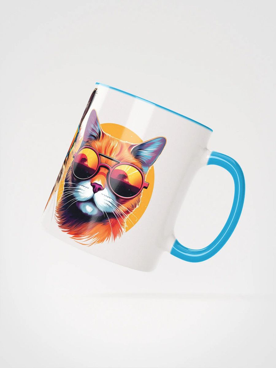 Vibrant Feline Reflections Accent Mug product image (3)