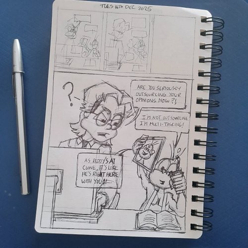 It really can't be overstated how good an AI clone is at freeing Reddy up from really boring tasks... wait... what?! #visuald...