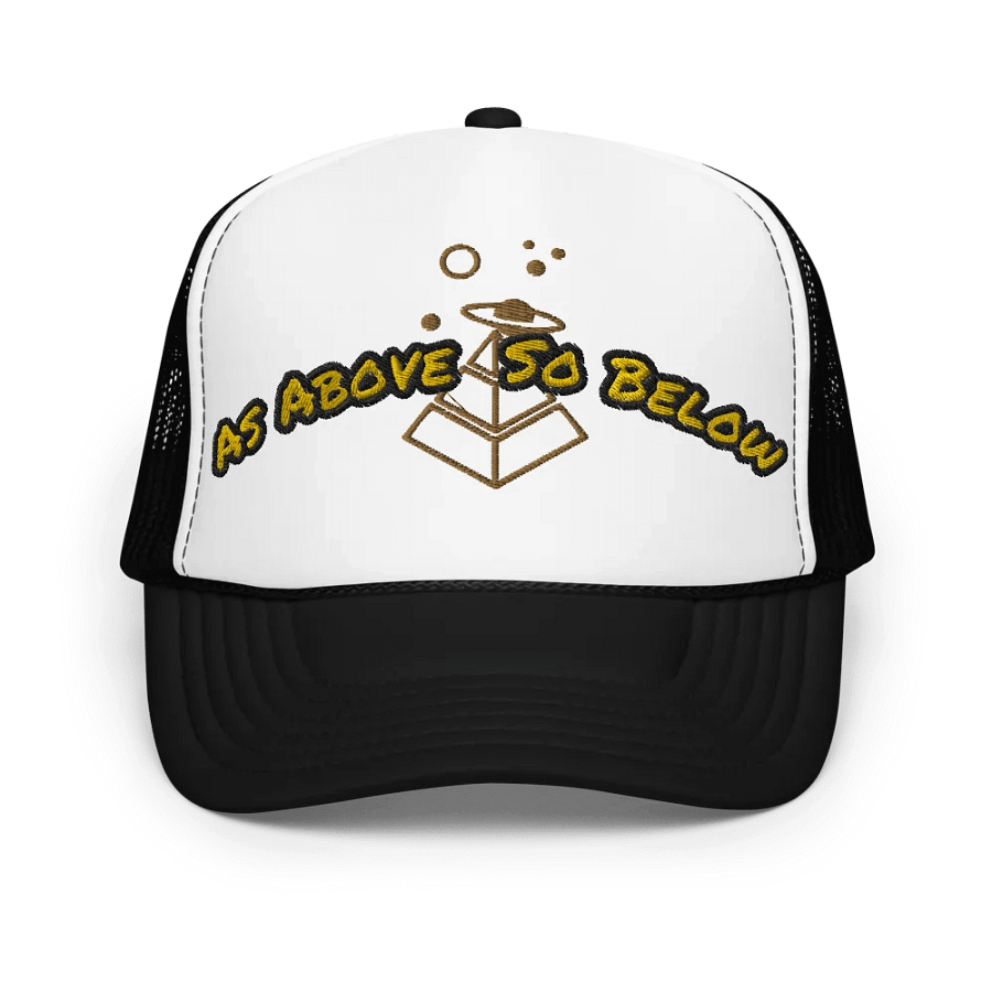 As Above So Below Foam Trucker Hat product image (1)
