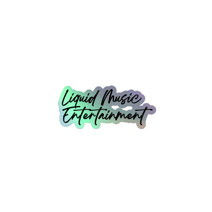 Holo Graphic Sticker Liquid Music Entertainment product image (1)