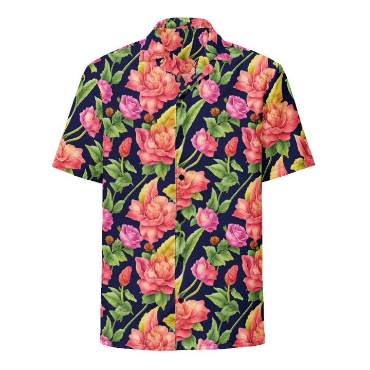Floral Pattern Ginger Flowers Hawaiian Shirt product image (1)