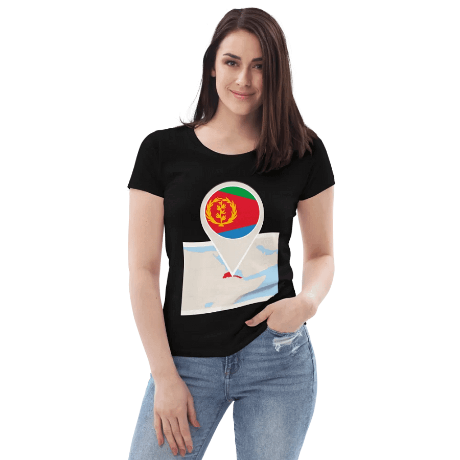 Eco-Friendly Flag Pin Women's Tee product image (1)