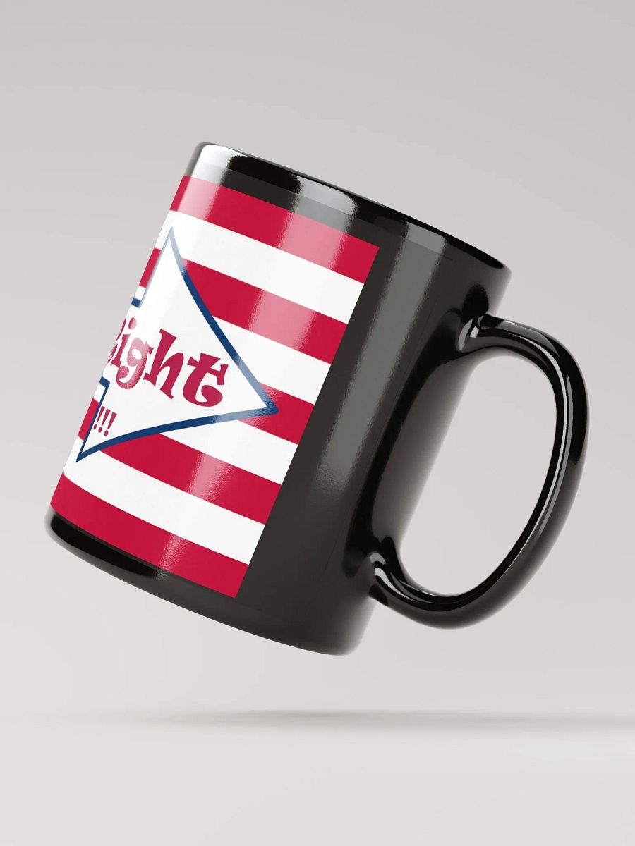 Patriotic 'The Left is not Right' Black Mug product image (3)