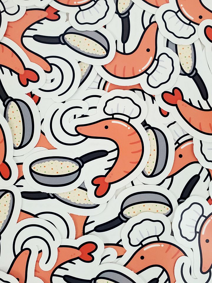 Shrimp Fried Rice Sticker product image (2)