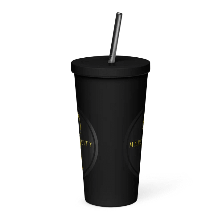 MARS CITY ALL GOLD ASTRONAUT TUMBLER product image (1)
