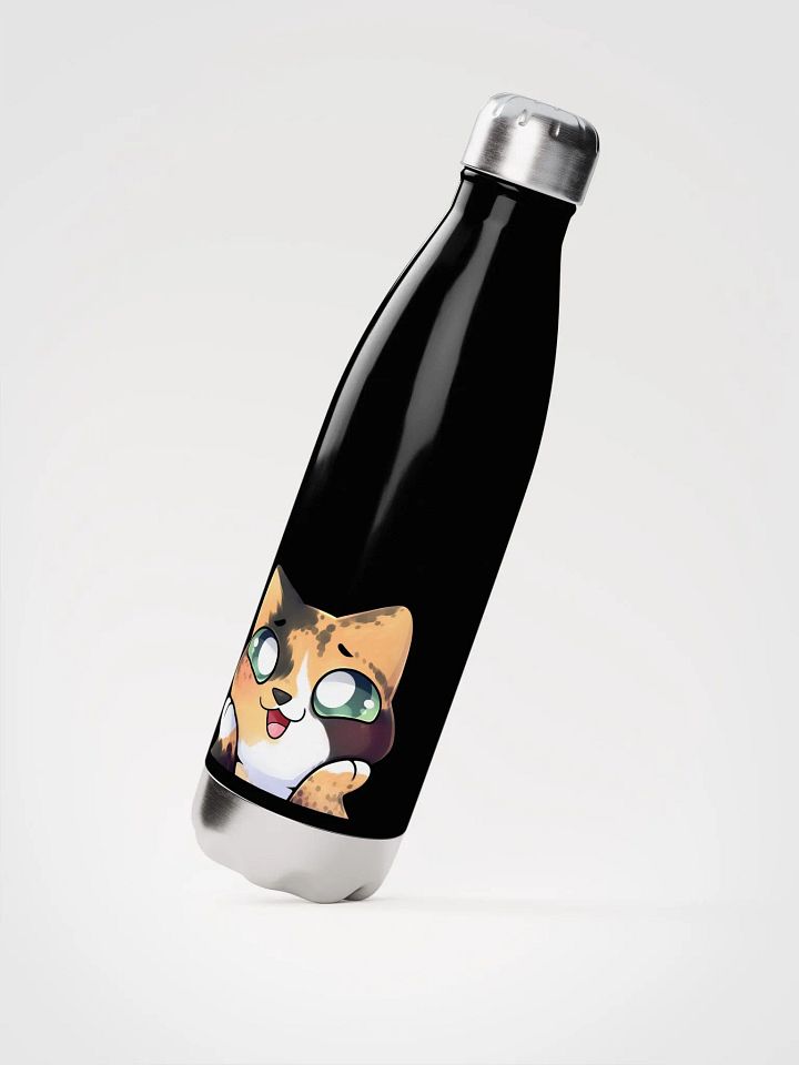 "Purry Good" Stainless Steel Water Bottle product image (2)