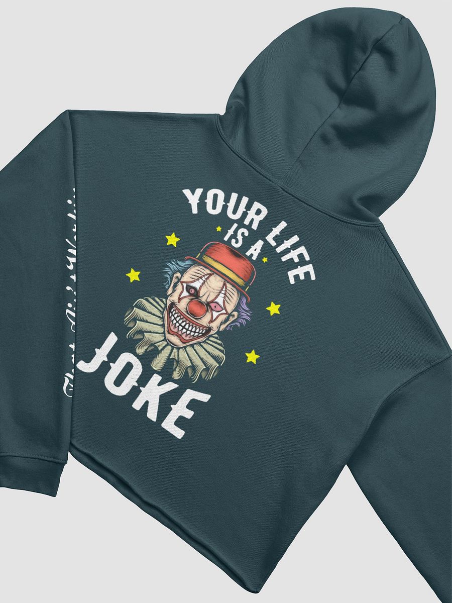 Sinister Clown Grin Crop Hoodie product image (14)