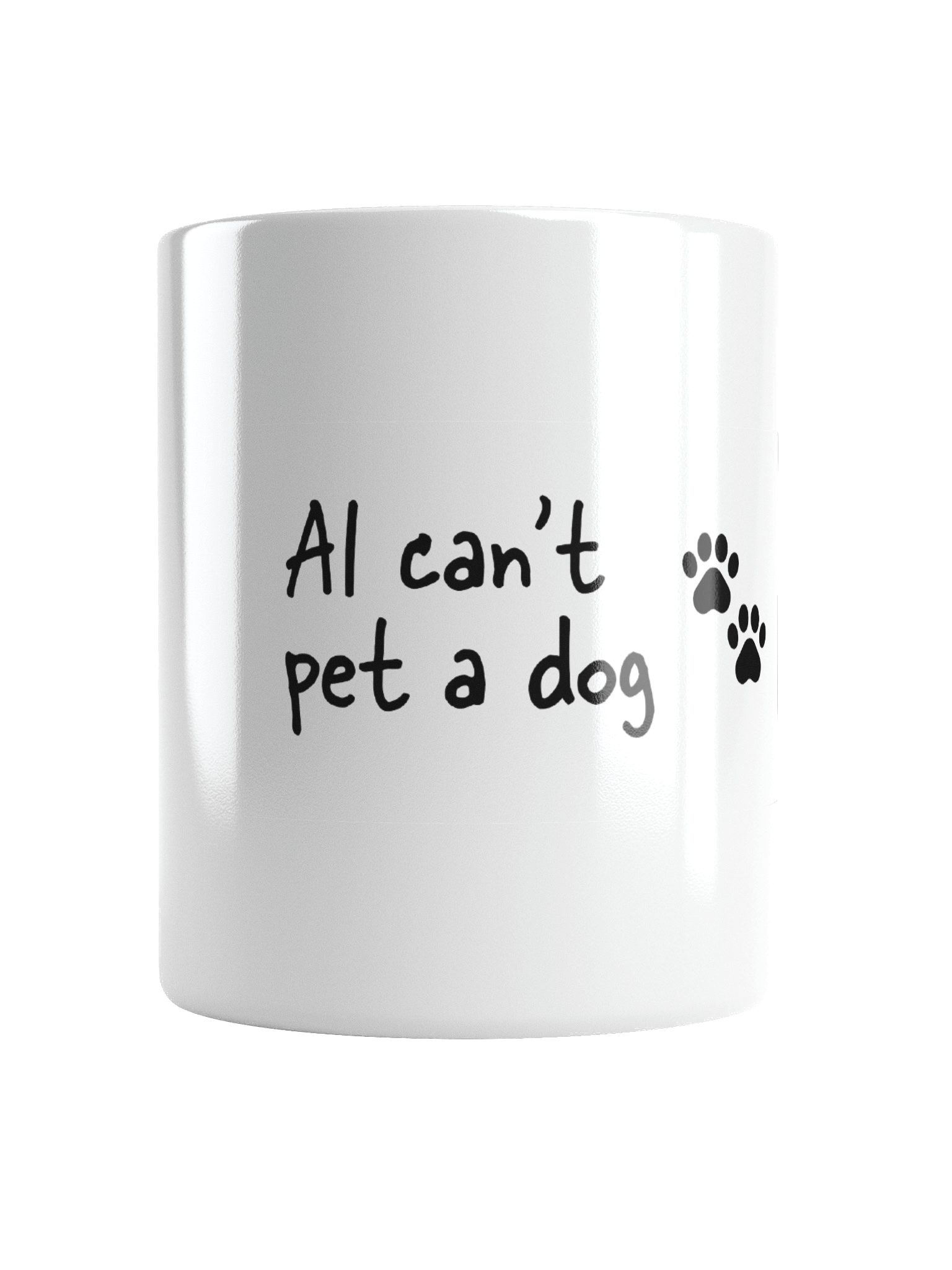 "AI Can't Pet A Dog" mug product image (1)