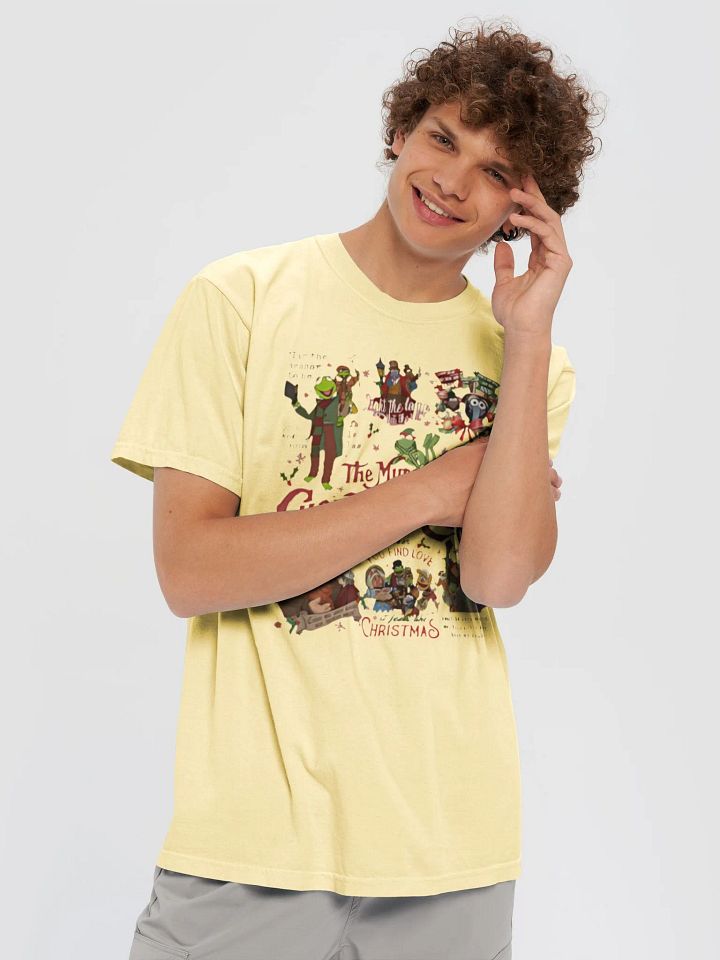 The Muppet Christmas Carol Characters Group Shirt, Kermit the Frog Gonzo Miss Piggy product image (2)