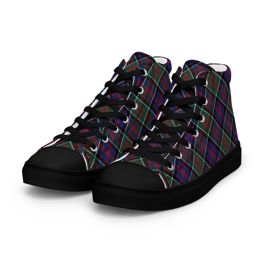 MacDonald Clanranald Tartan Men's High Top Shoes product image (2)