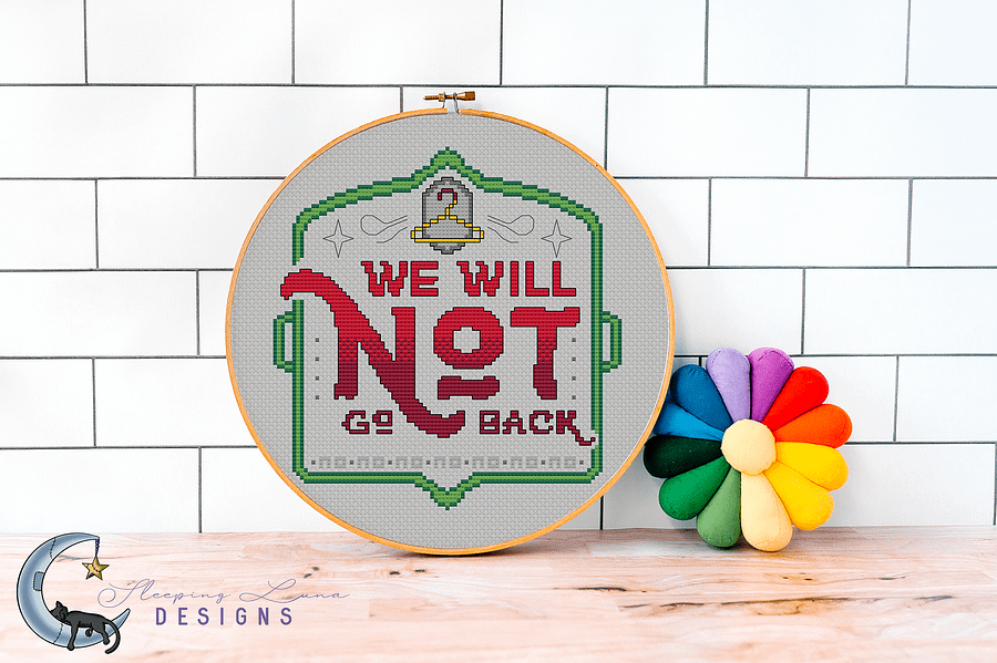 We Will Not Go Back - Cross Stitch Pattern product image (1)