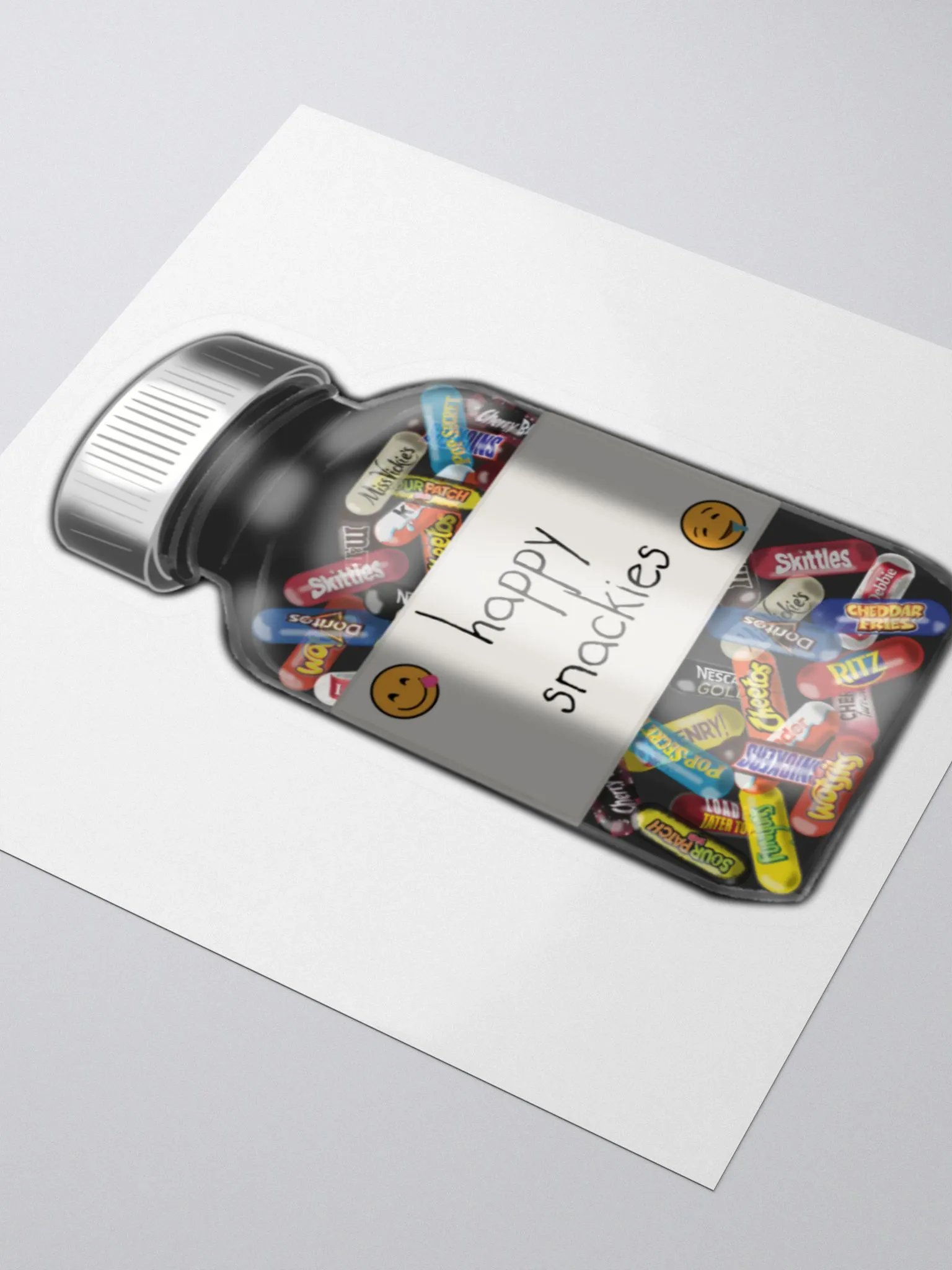 Happy Snackies Sticker product image (3)