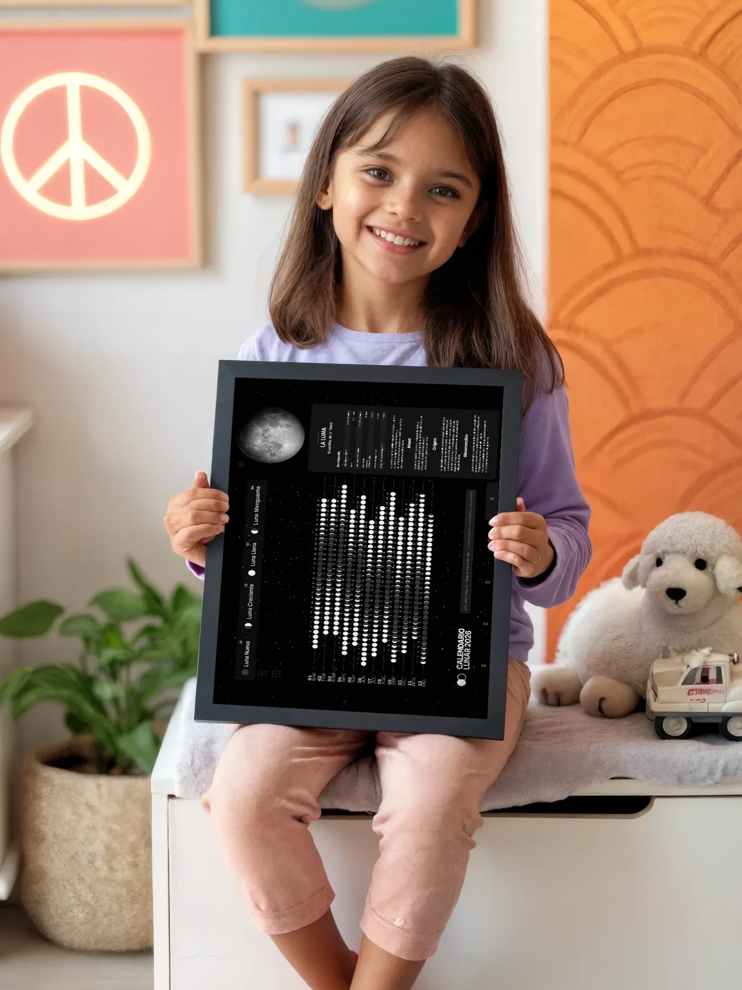 Calendario de pared de las fases lunares de 2026 product image (3)