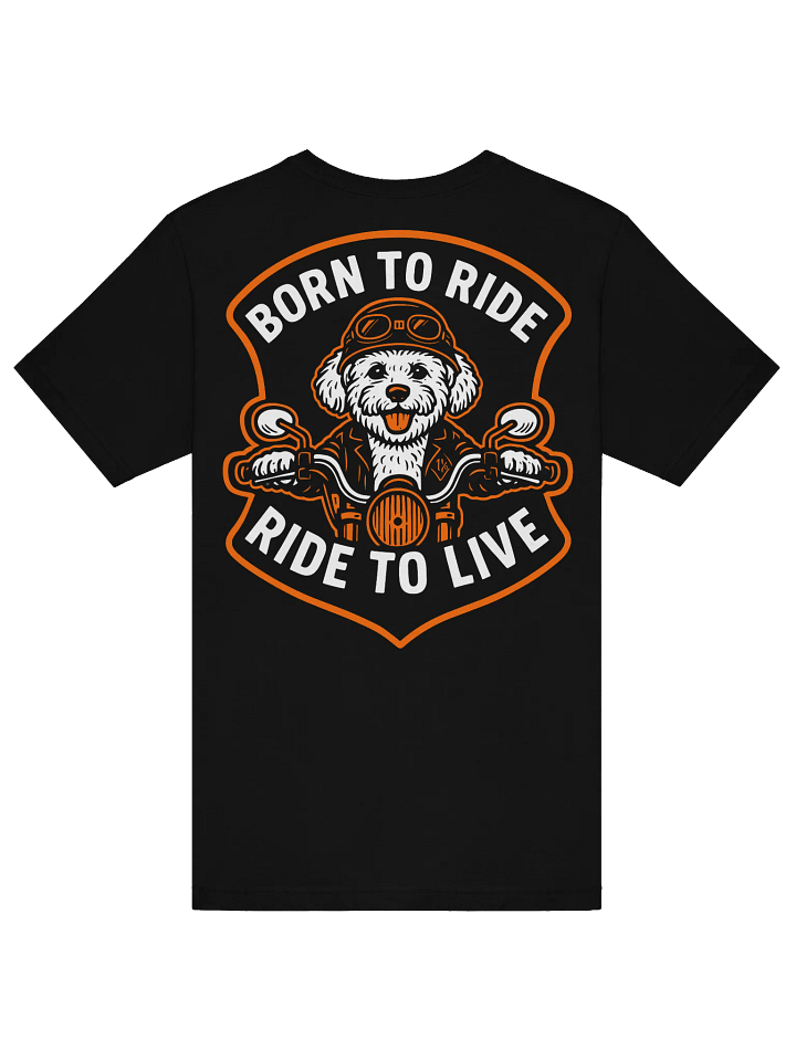 Born to Ride – Maltipoo Dog Dad T-Shirt product image (2)