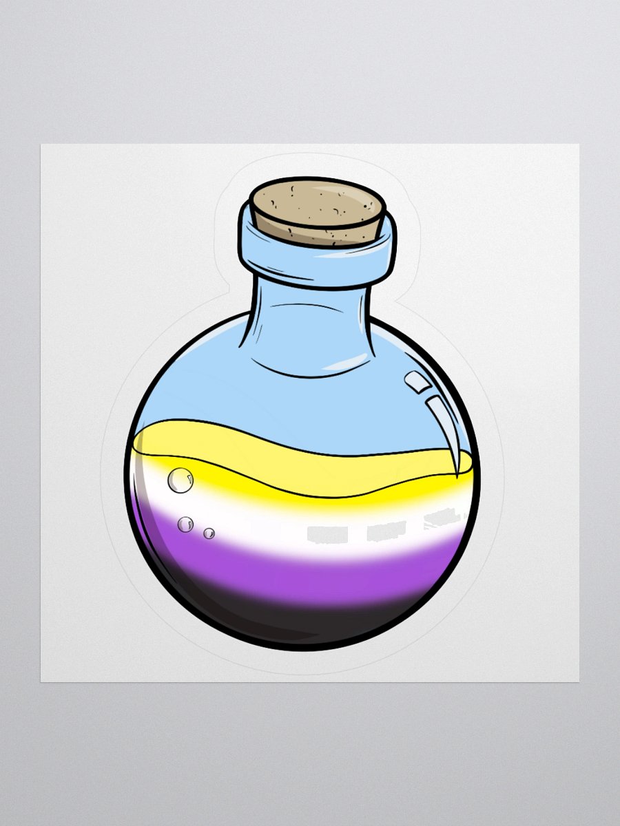 Non-Binary Pride Potion | 3" Sticker product image (1)