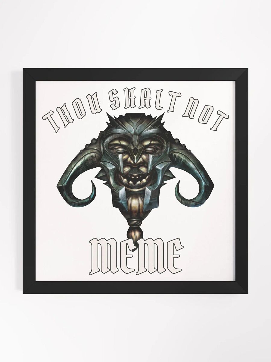 Thou Shalt Not Meme Framed Poster product image (1)