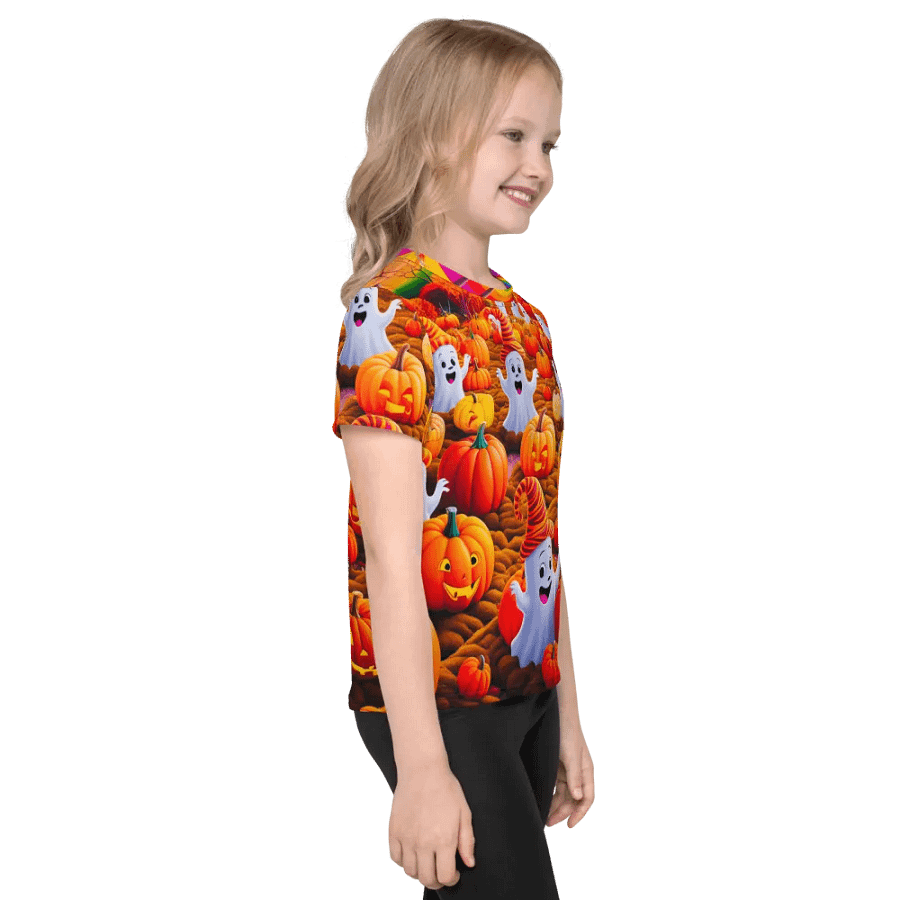Spooky Pumpkin Patch Kids T Shirt product image (7)