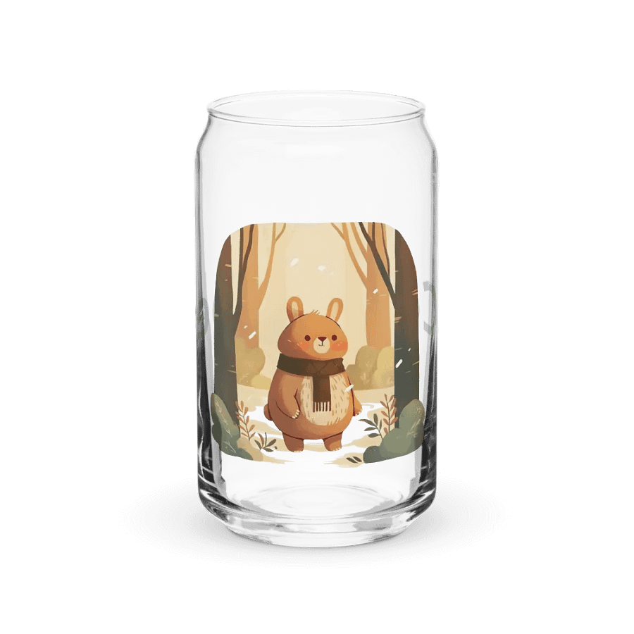 Cozy Bear Can-Shaped Glass product image (2)