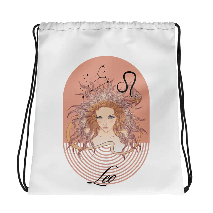Reach for the Stars: Adorable Horoscope Drawstring Bag - Leo product image (2)