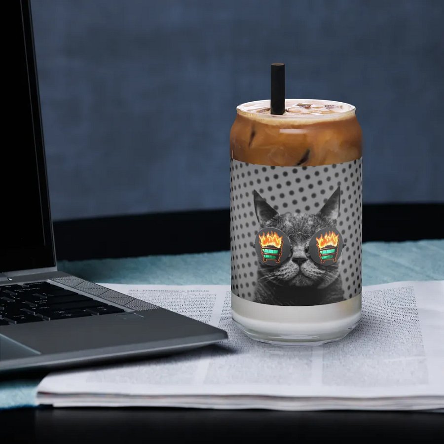 Cool Cat can glass product image (33)