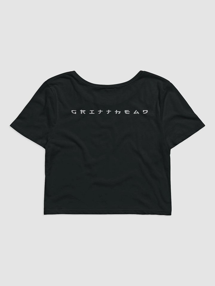 - [FRONT PRINT] - KAIJU Blackout Woman's Crop Tee product image (2)