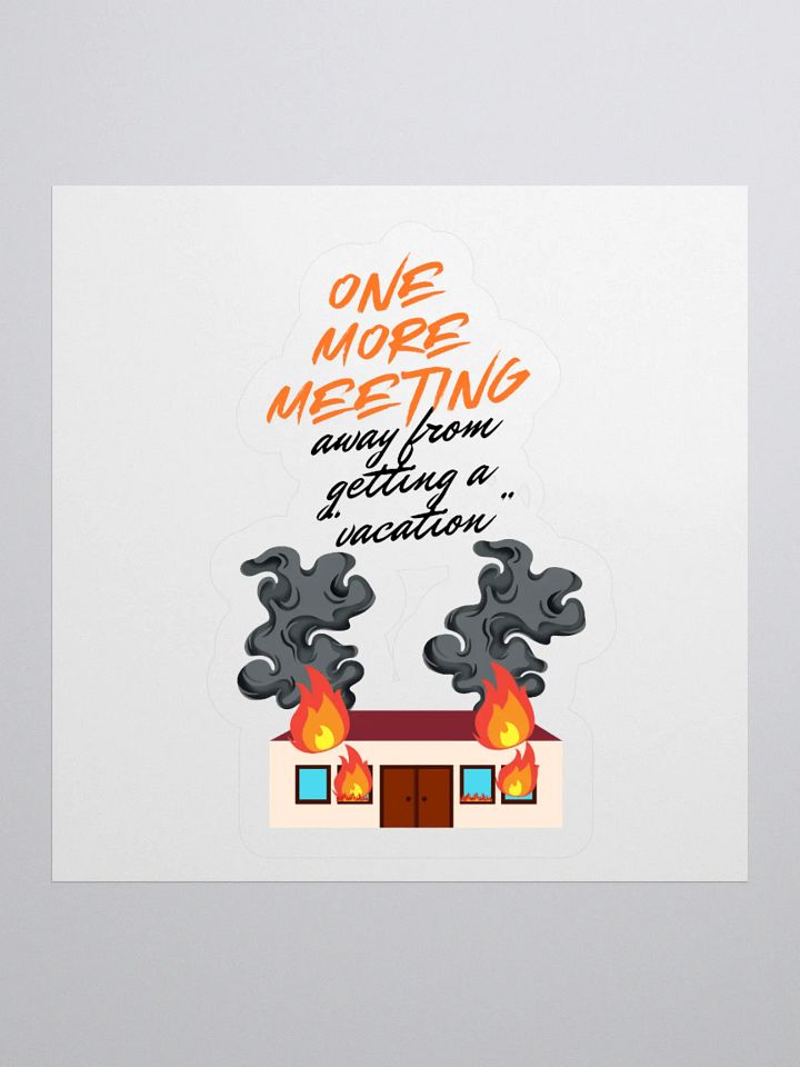 One More Meeting Sticker product image (4)