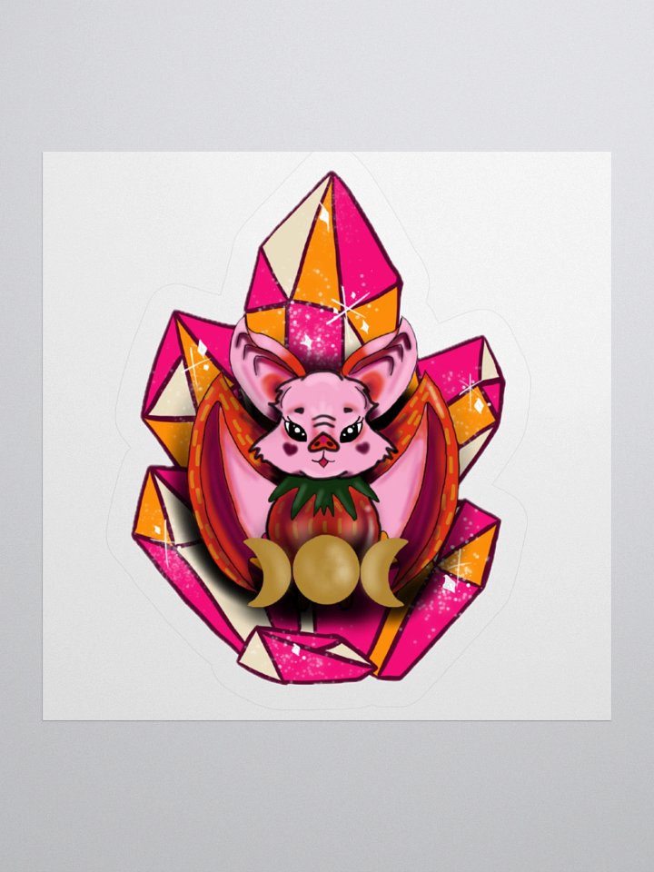 Lunar Bat Kiss Cut Stickers product image (2)