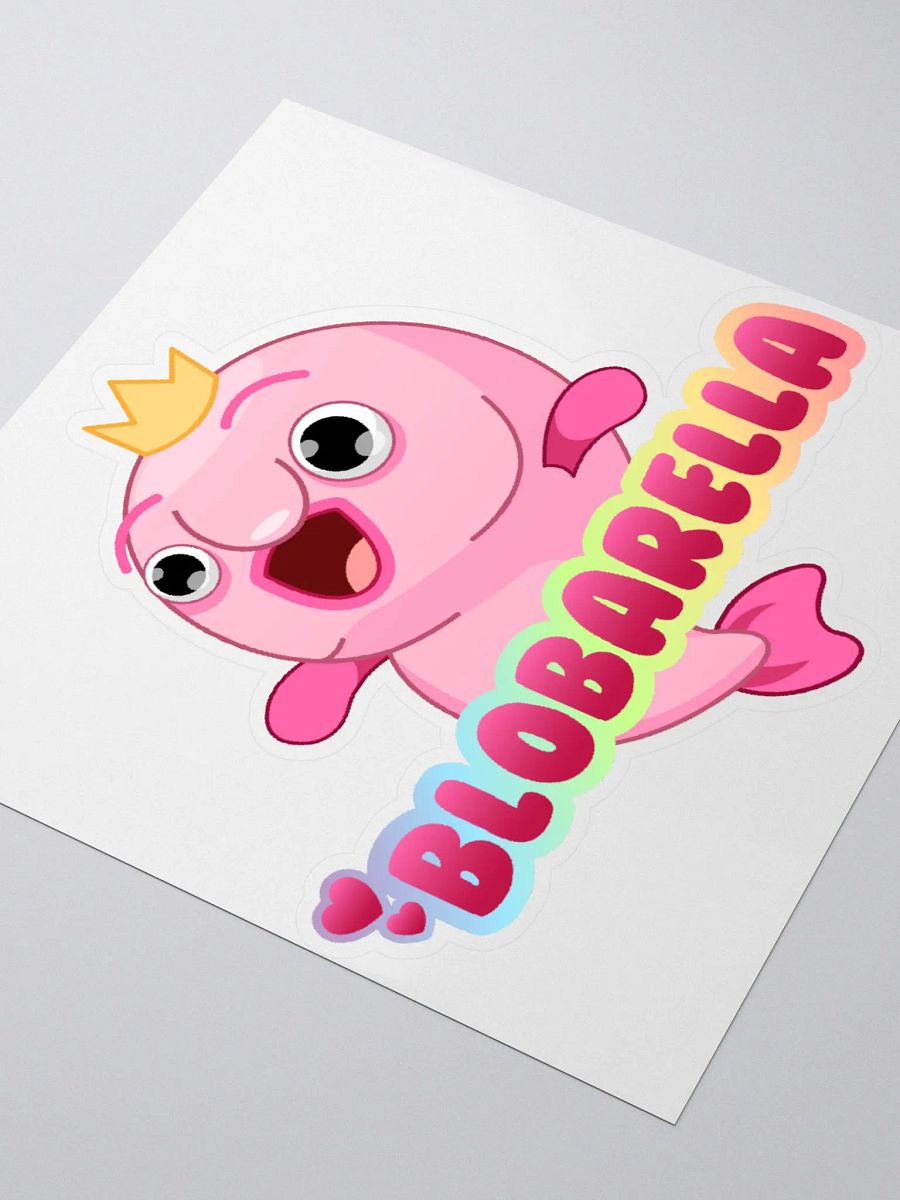 Blobarella Logo Sticker product image (3)