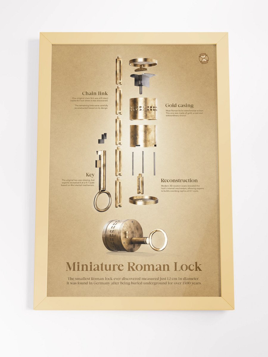 Miniature Roman Lock Framed Poster product image (5)