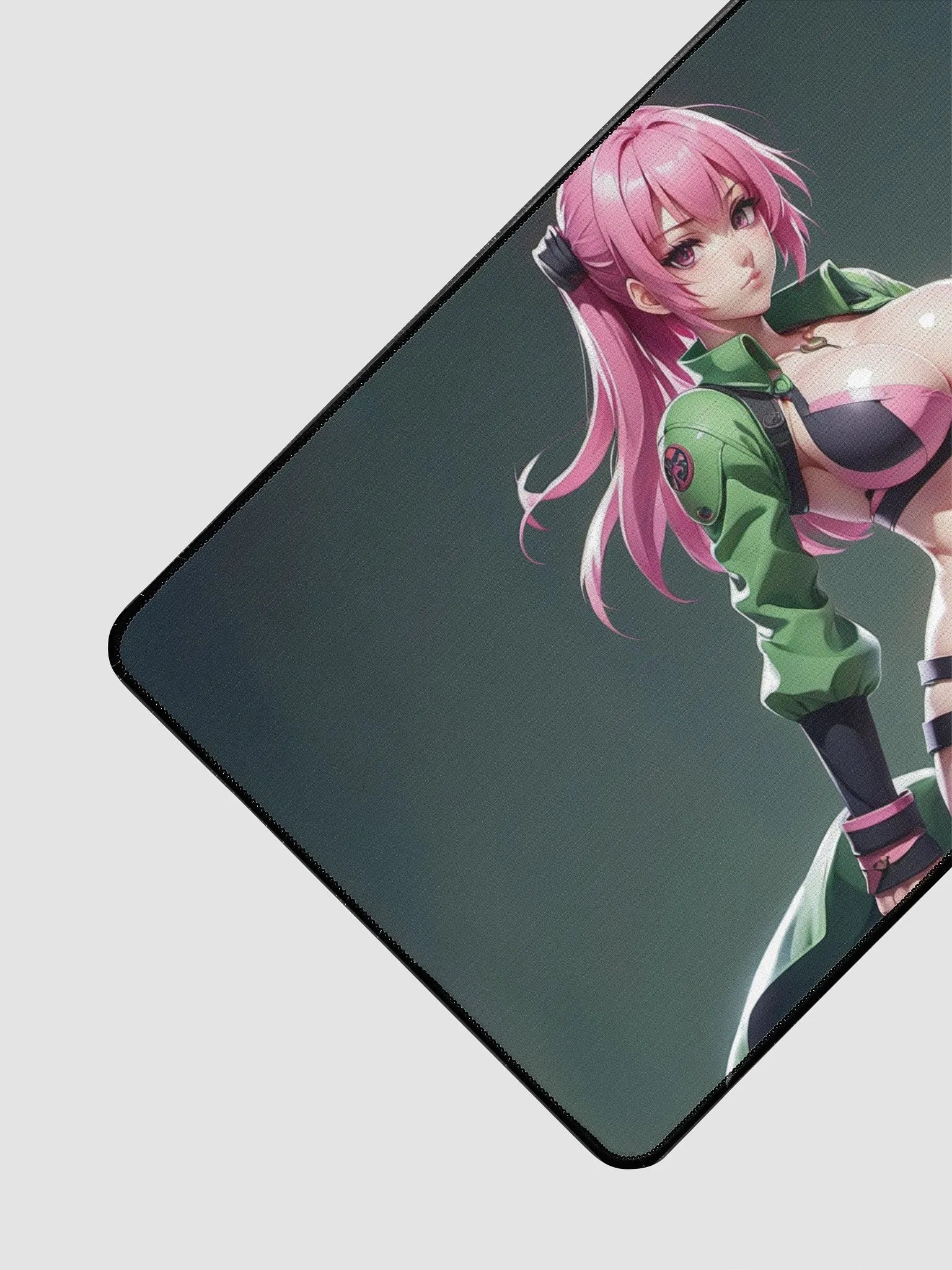 Pink-haired Warrior Desk Mat product image (3)