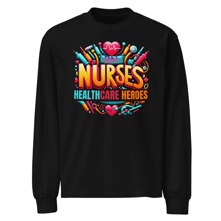 Nurse Appreciation Graphic Long Sleeve Shirt product image (1)